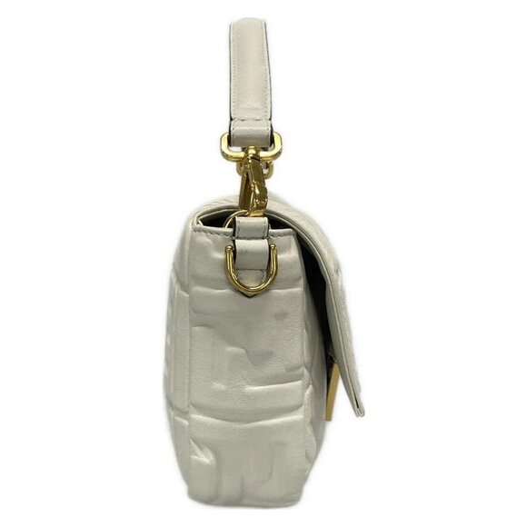 Auth FENDI Mama Bucke White Leather - Handbag - Picture 2 of 16